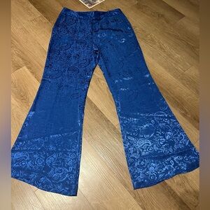Topshop Royal Blue wide leg pants
